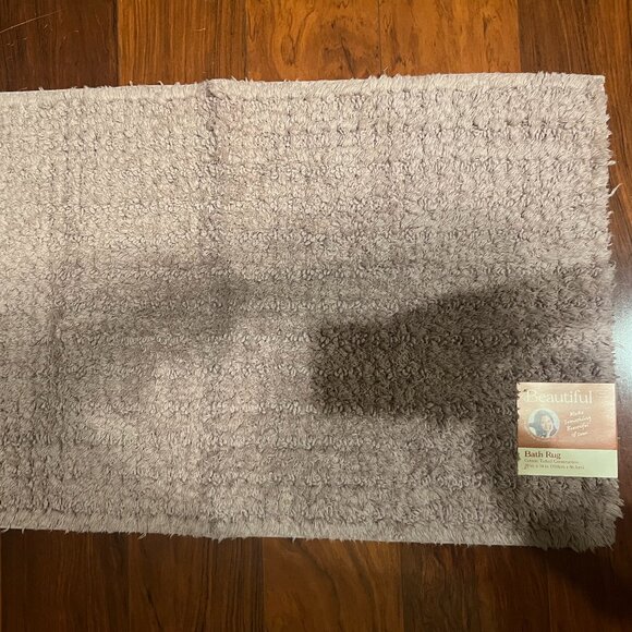 Beautiful Cotton Bath Rug by Drew Barrymore, Rose Pink, 20x34" Brand New $12 - Picture 1 of 1